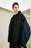 KND(ケイエンド)  REVERSIBLE BOA QUILTED PADDING VEST BLACK