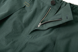 ANGLAN(アングラン ) [AG] Wing Long Tuck Chino Half Pants - Green