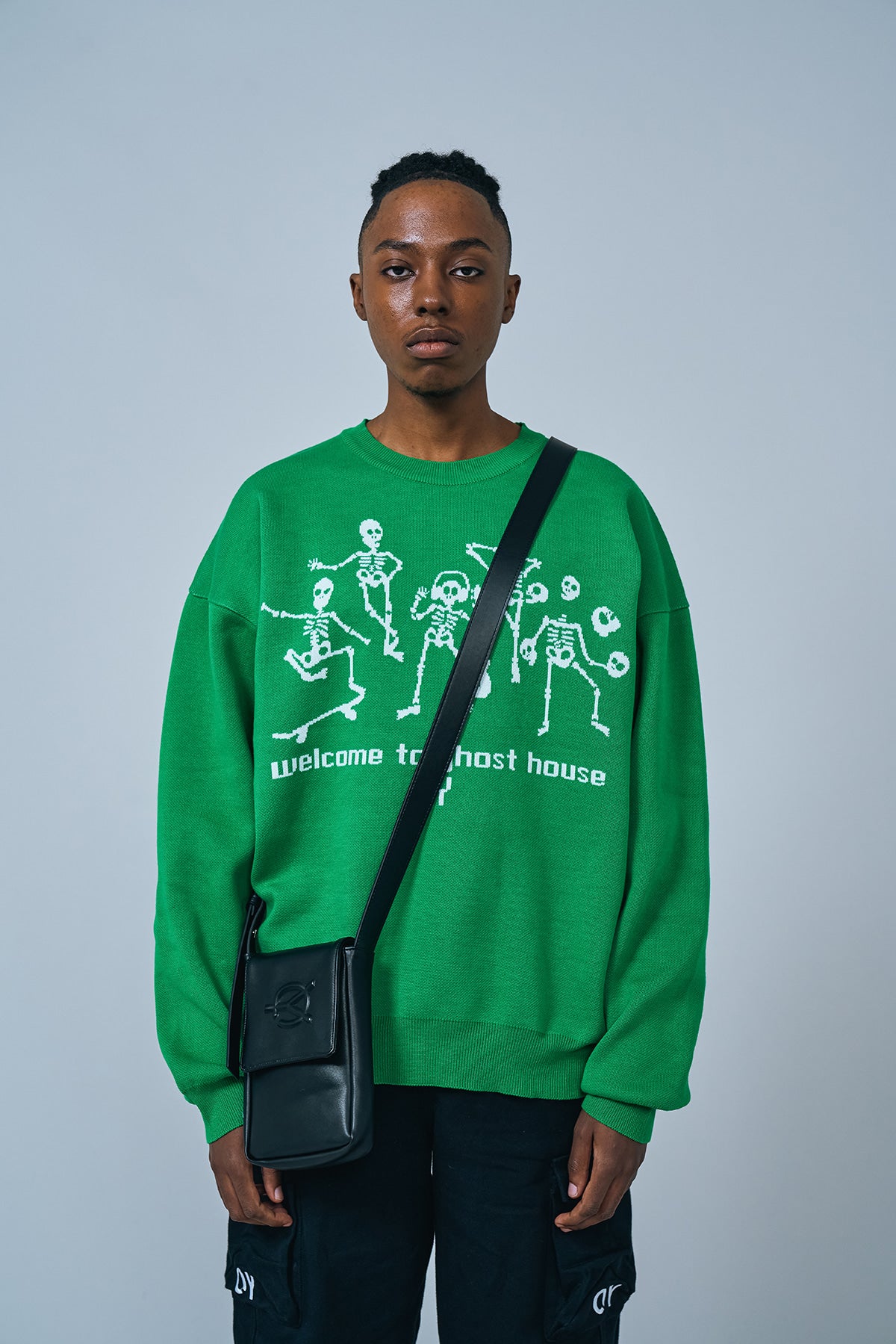 オーワイ(OY) SKULL FAMILY KNIT-GREEN – UNDERSTUDY CLUB