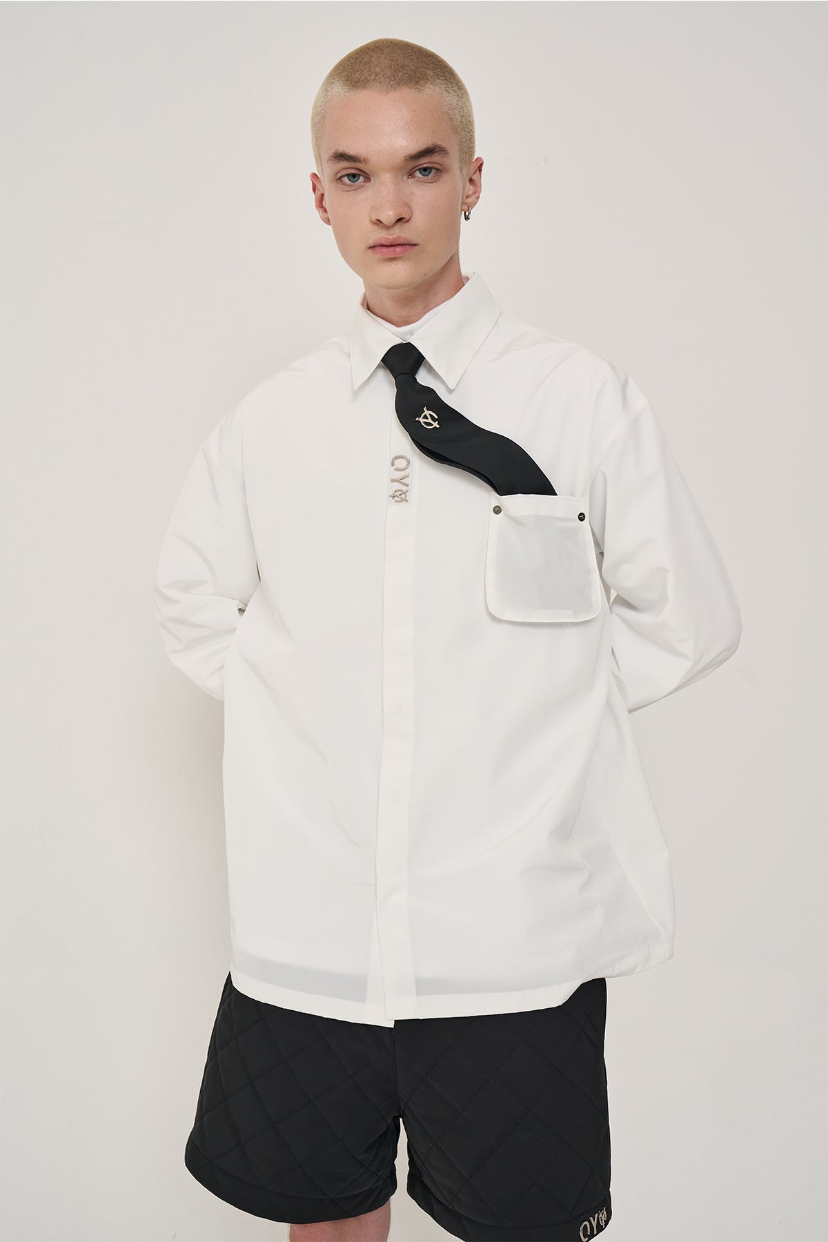 オーワイ(OY) METAL POCKET SHIRTS-WHITE – UNDERSTUDY