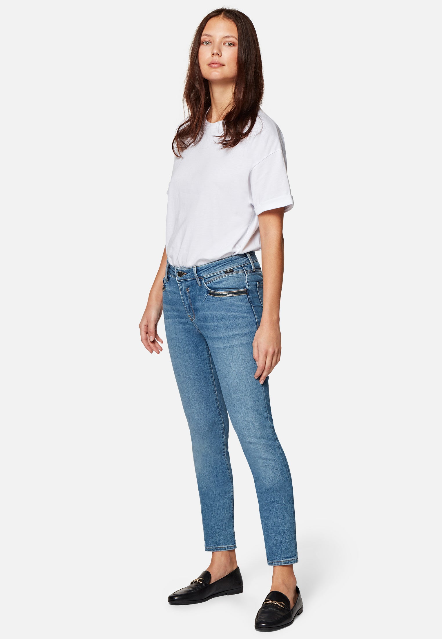 SOPHIE | Mid-Rise, Slim Skinny – Mavi