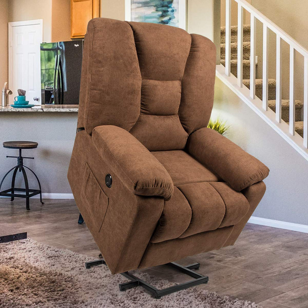 Homhum Microfiber Power Lift Electric Recliner Chair With Heated