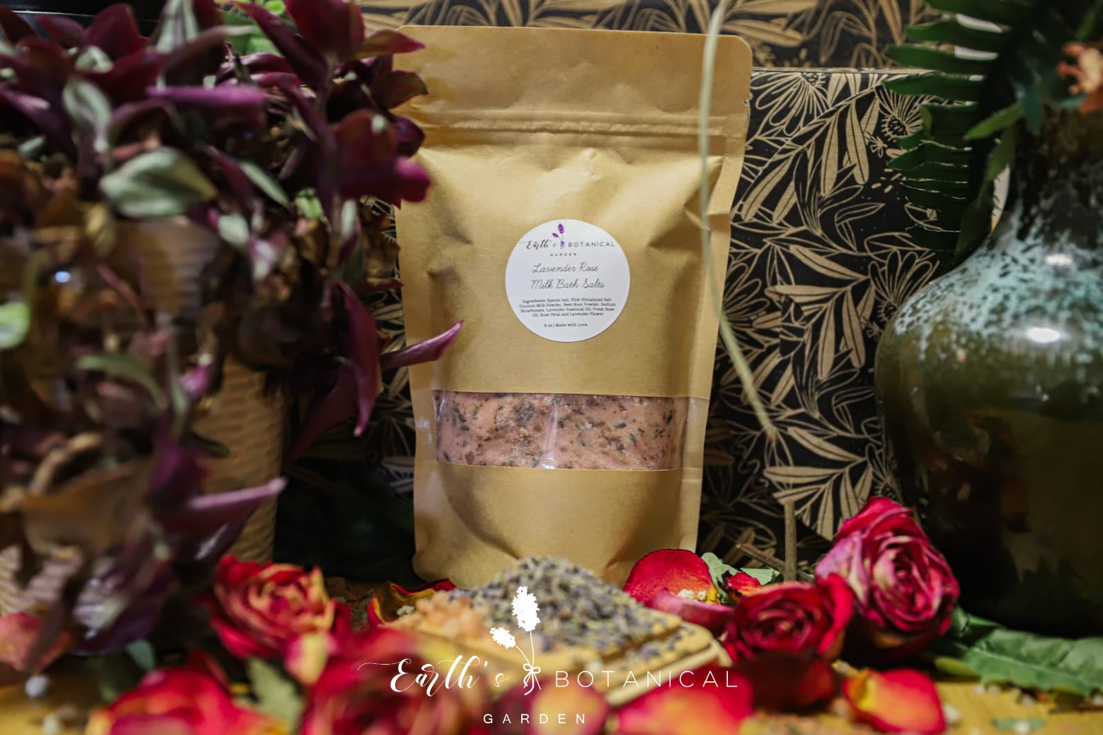 lavender and rose bath salts