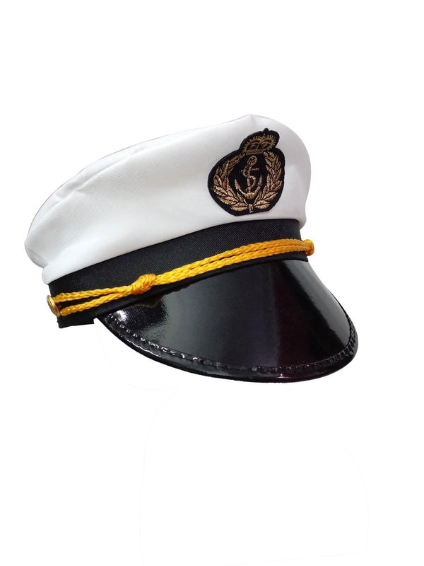Buy White Navy Air Force Airline Pilot Stylish Cap Online in India