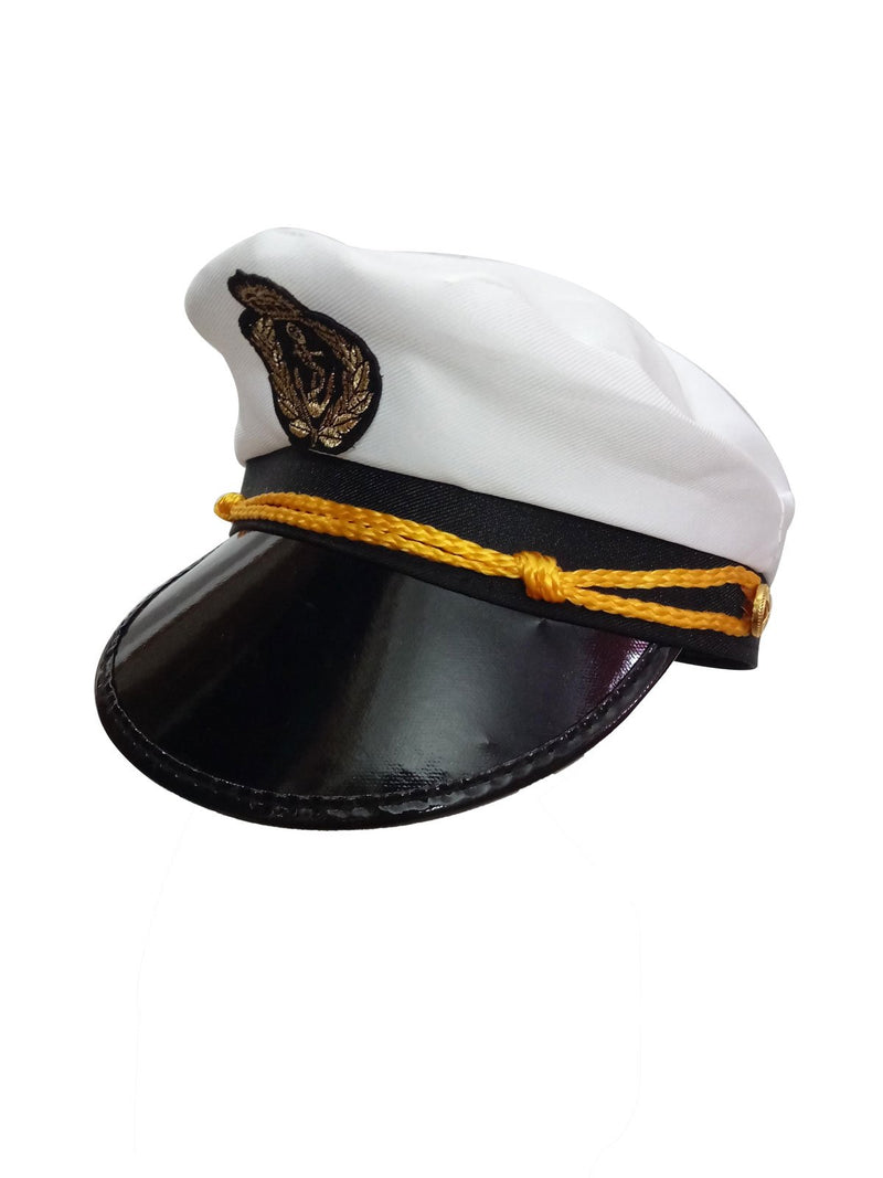 Buy White Navy Air Force Airline Pilot Stylish Cap Online in India