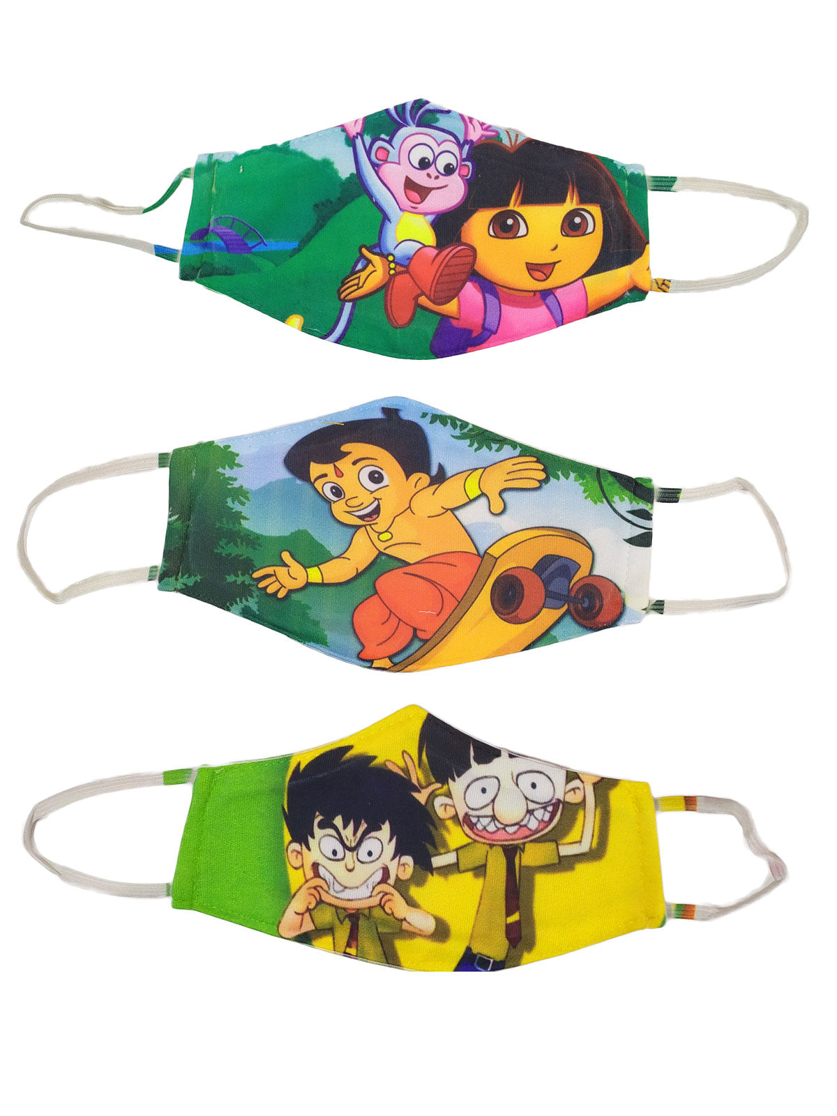 Download Assorted - Single One Piece Kids Face Mask Superheroes ...