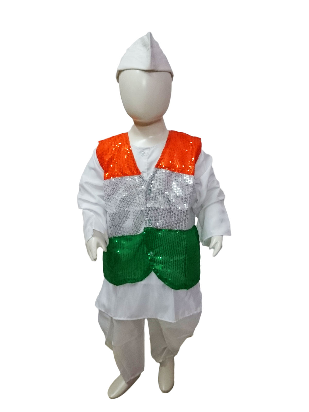 tricolour dress for boy