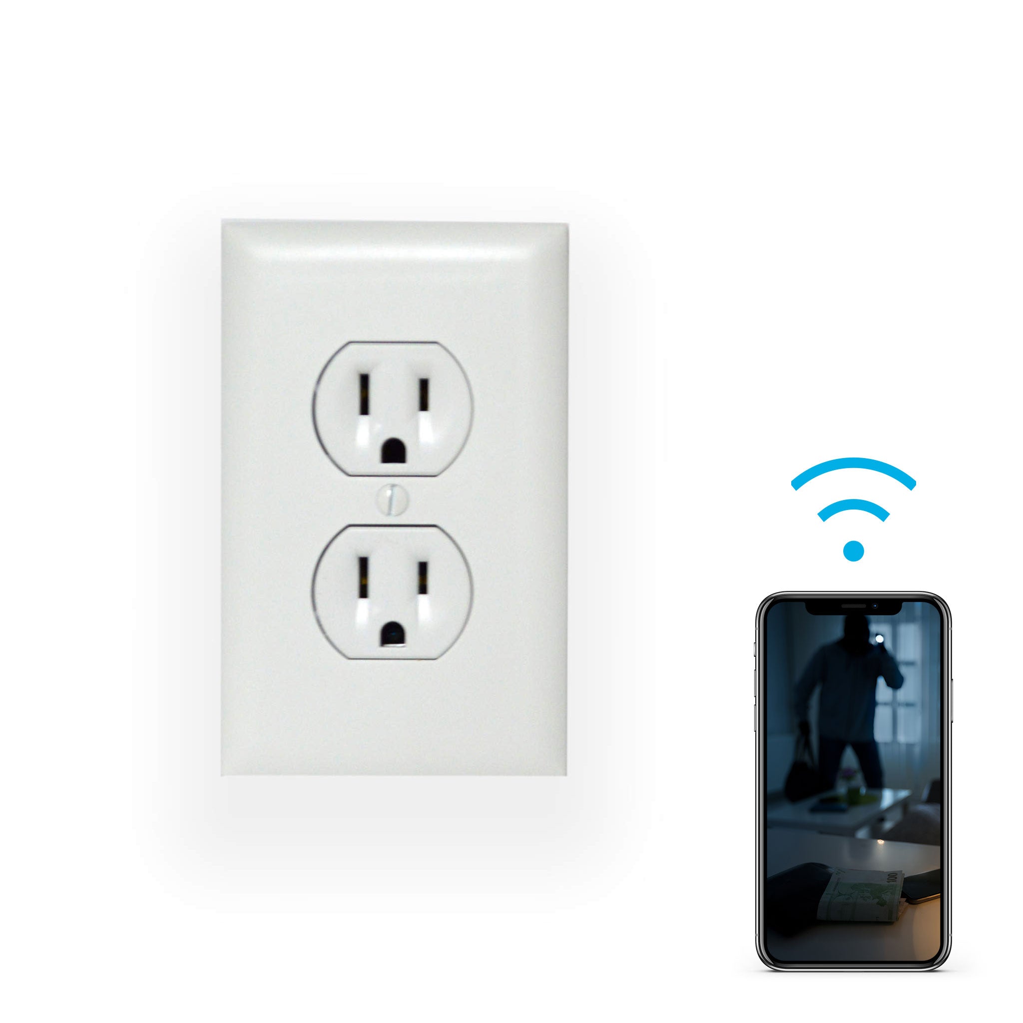 wall socket hidden camera