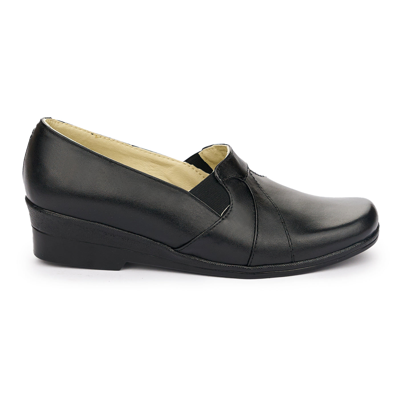 Pantofi dama din piele naturala neagra 12994