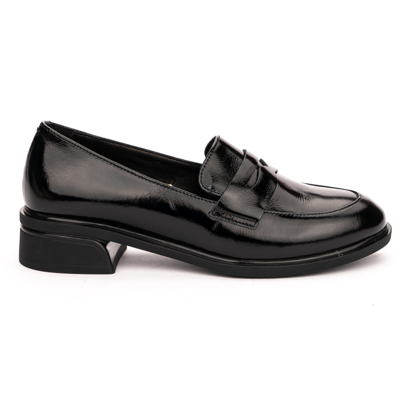 Pantofi dama din piele naturala neagra 13149