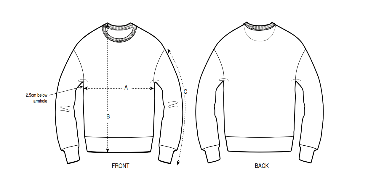 SIZE GUIDE – Bretter&Stoff