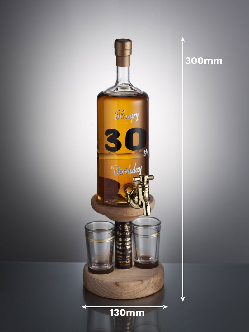 30th Birthday Present Whisky Decanter | StylishWhisky