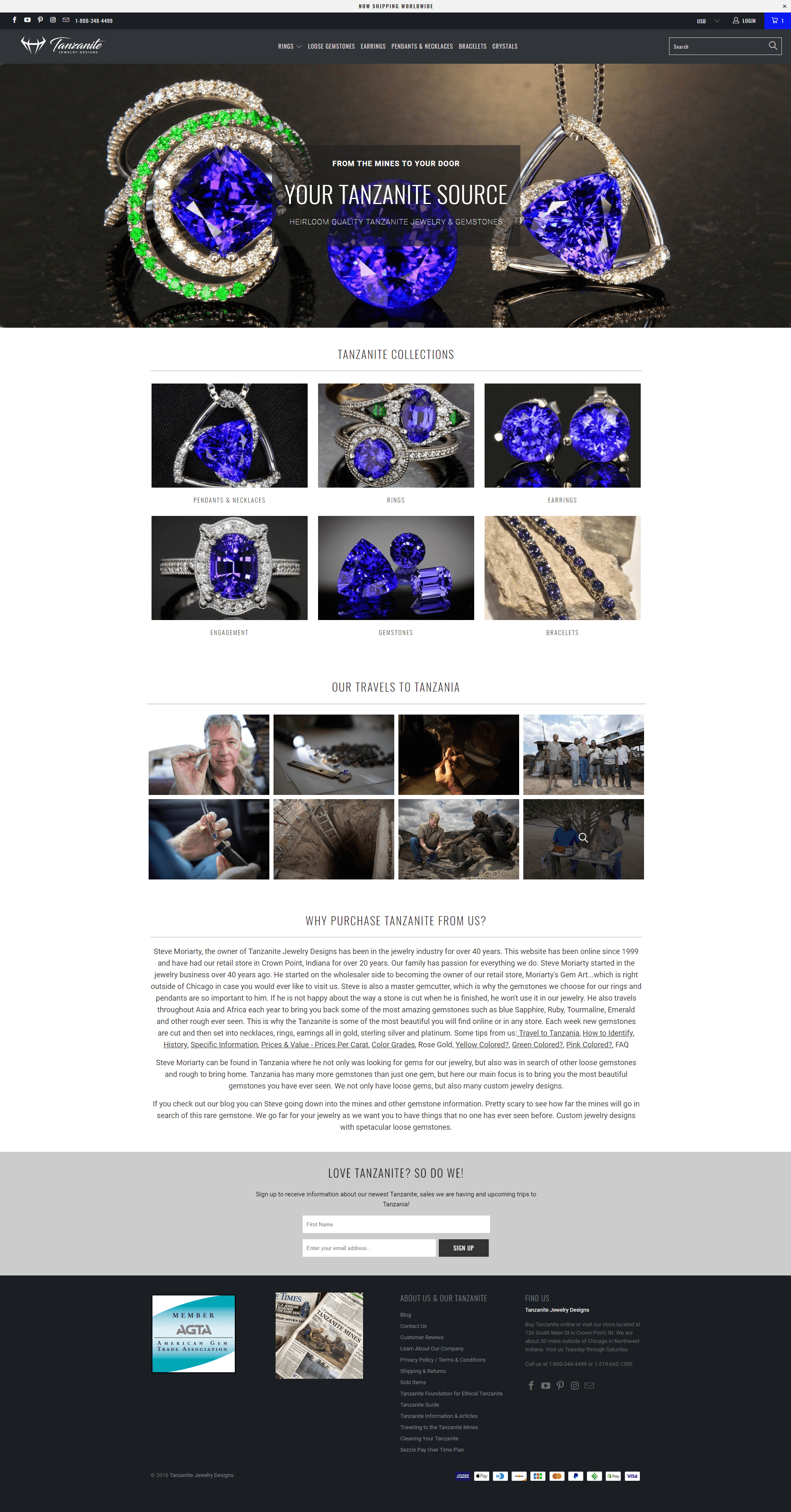 Tanzanite Website