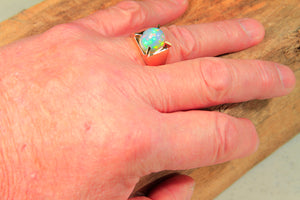 Welo Opal Mens Ring