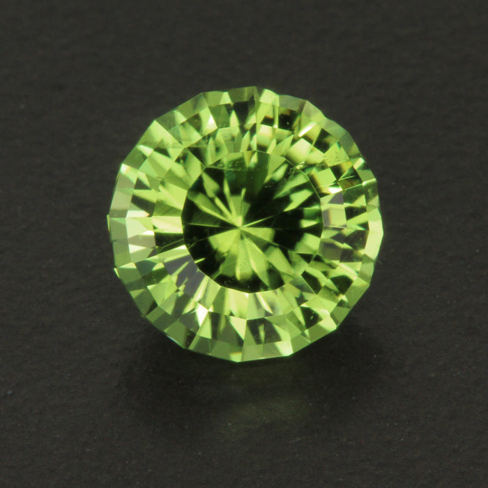 Bluish Green Mixed Round Brilliant Cut Peridot Gemstone 3.54 Carats