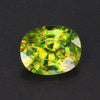 Yellow Green Oval Sphene Gemstone 3.68 Carats