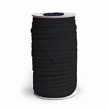 1/8 in Black Elastic by the yard