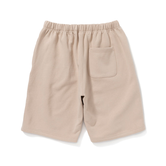 beige sweat shorts