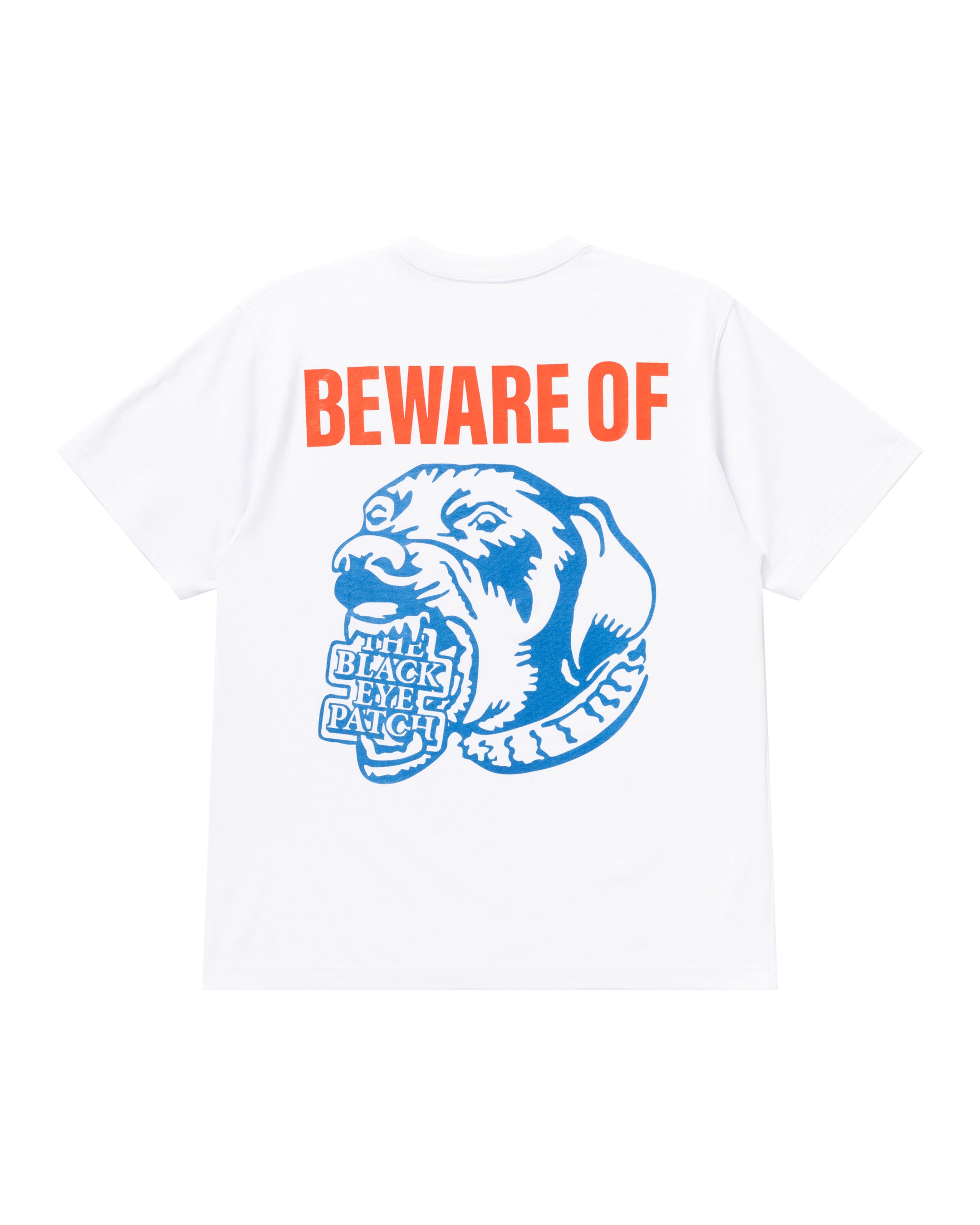 BEWARE OF BEP POCKET TEE WHITE – BlackEyePatch