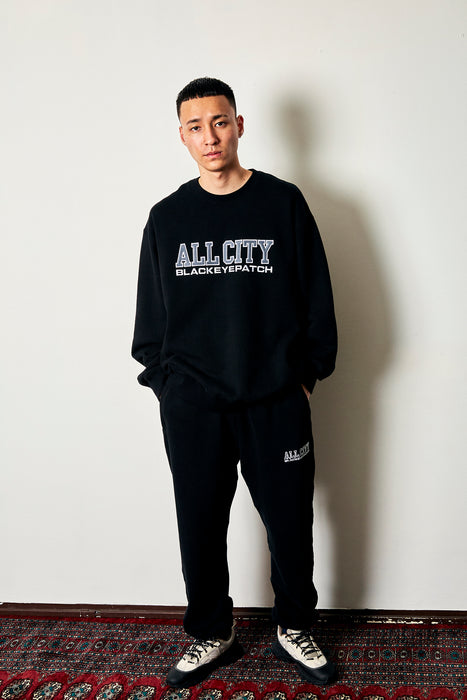 Black eye patch ALL CITY SWEAT セットアップ | www.gamutgallerympls.com