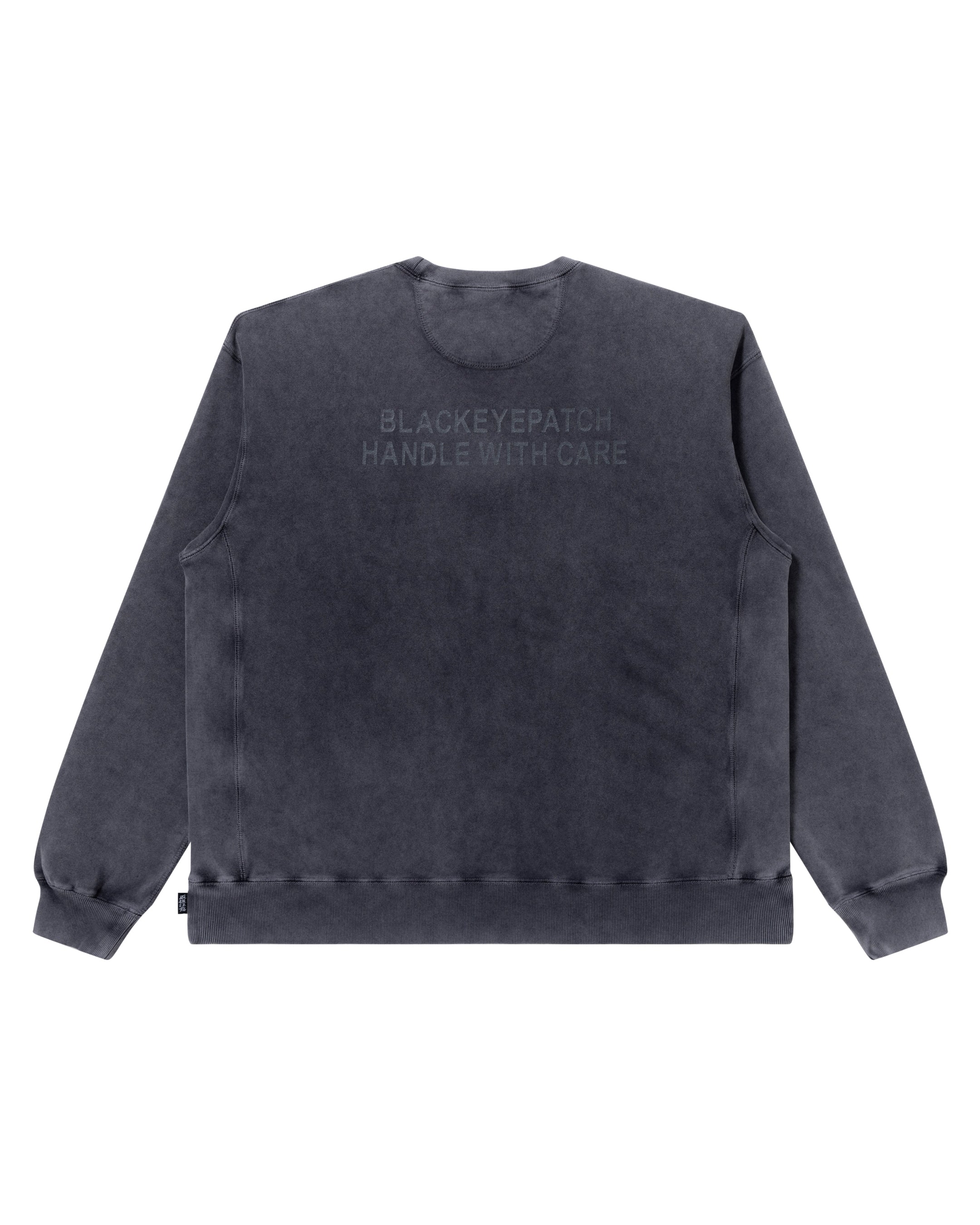 HANDLE WITH CARE PIGMENT DYED CREW SWEAT-