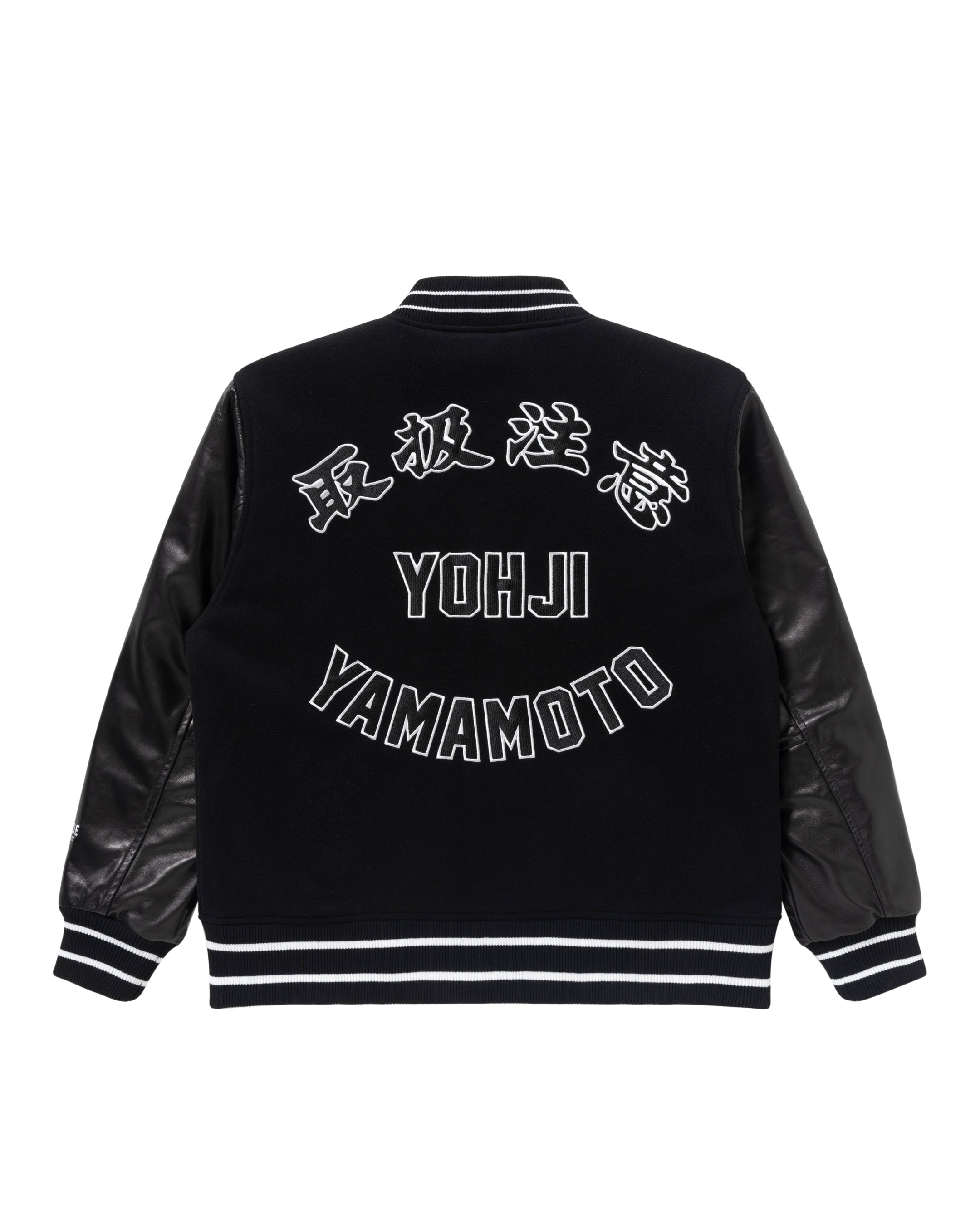 BlackEyePatch x WILDSIDE VARSITY JACKET BLACK