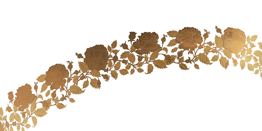 Rose Garland - Burnished Gold