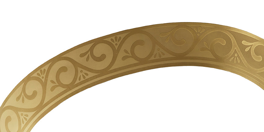 Scroll - Burnished Gold