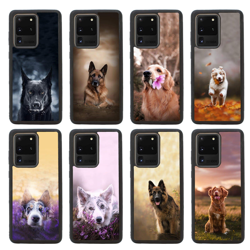 Dogs Glass Case Phone Cover for Samsung Galaxy S20 Plus I-Choose Ltd