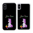 Personalised Naughty Unicorn Case Phone Cover for Apple iPhone XS Max