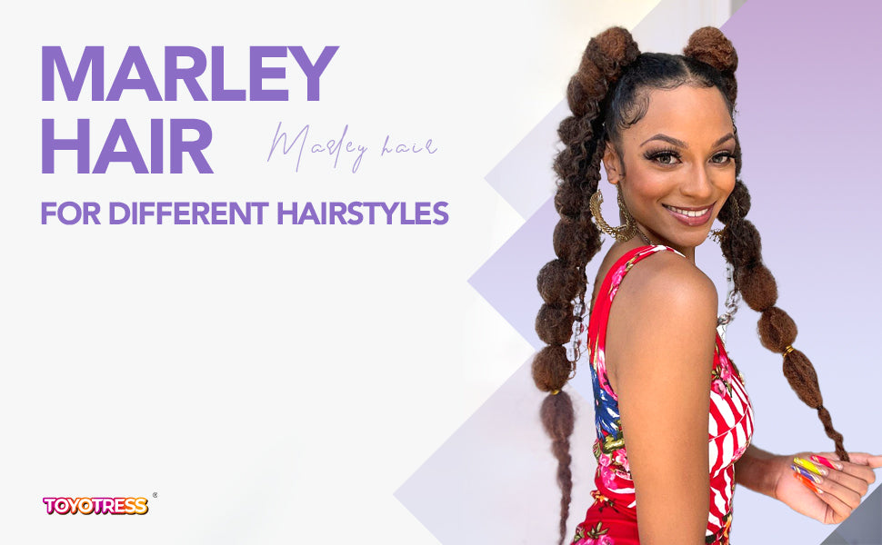 Marley Hair 8-14 Inch | Fluffy & Bouncy Marley Twist Crochet Synthetic Braiding Hair