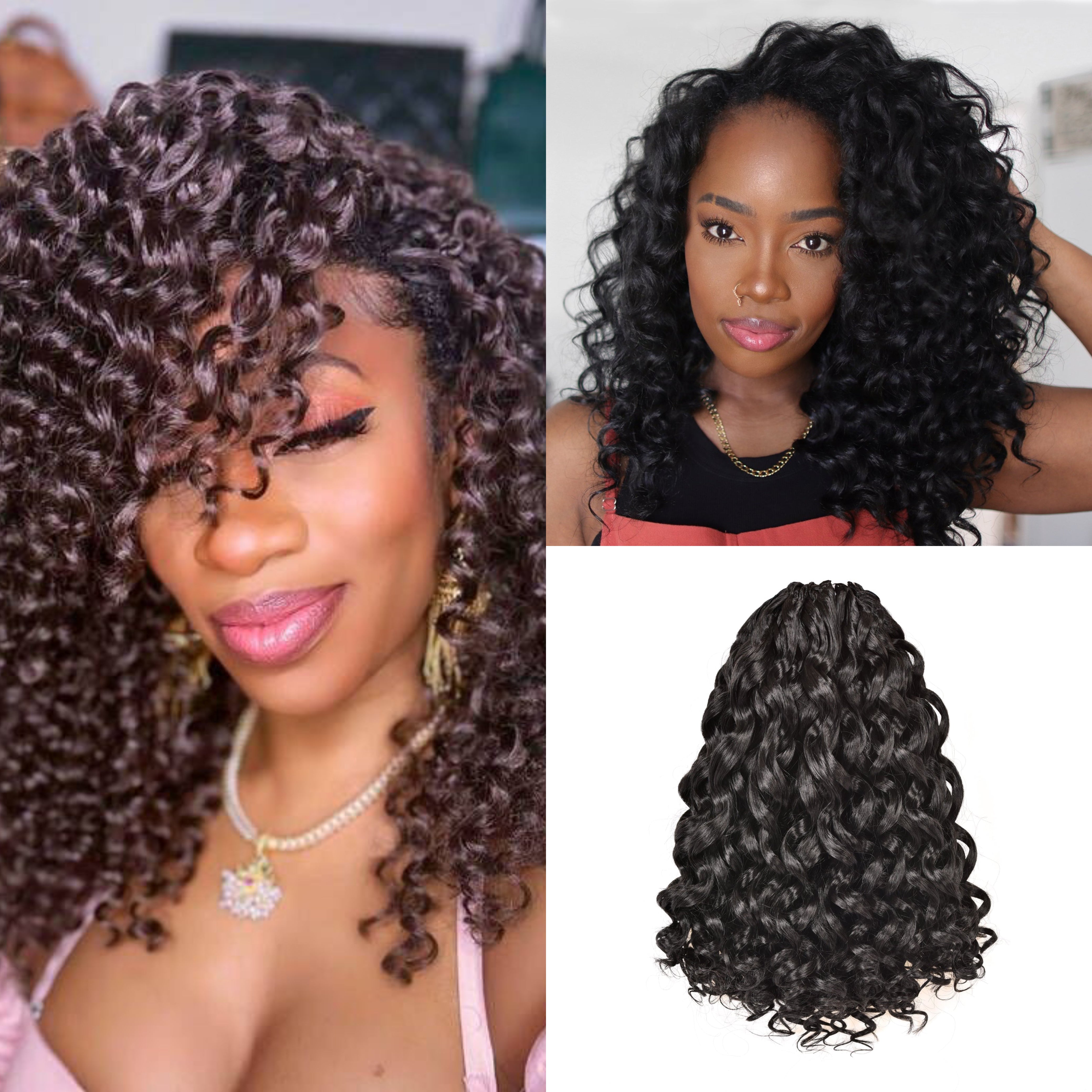 𝕮𝖆𝖓𝖈𝖊𝖗, Bohemian Box Braid with Curl 12-20 Inch