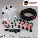 2L Drawing Polishing Fuel Surge Tank 2 Litre Swirl Pot System+ Wrench Spanner Black / Blue
