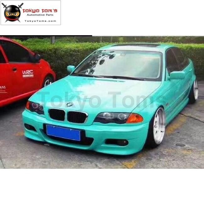 E46 325i M3 Style Car Body Kit Pp Unpainted Front Bumper Rear Bumper Side Skirts For Bmw E46 98 04