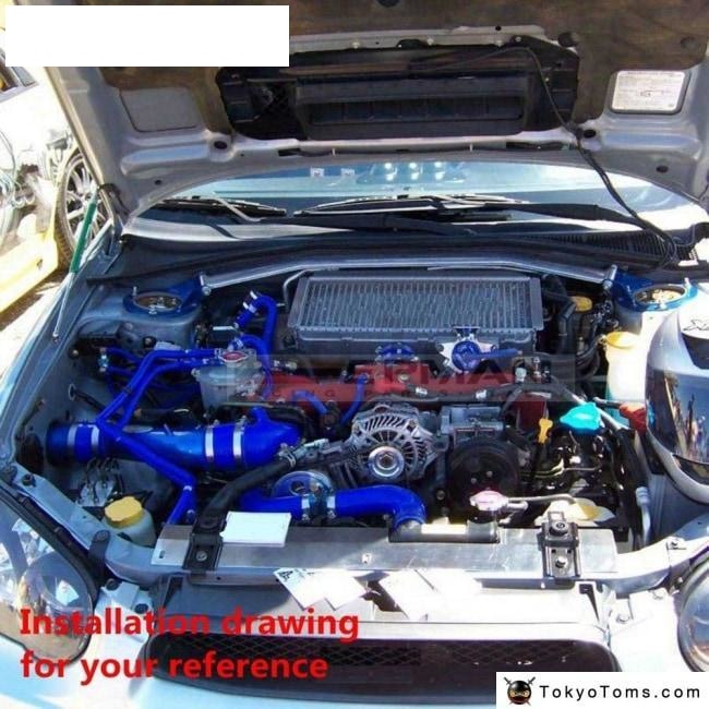 Silicone Intercooler Turbo Radiator Heater Hose Kit For Subaru Impreza Wrx Sti Gc8 Ej20 96 00 8pcs