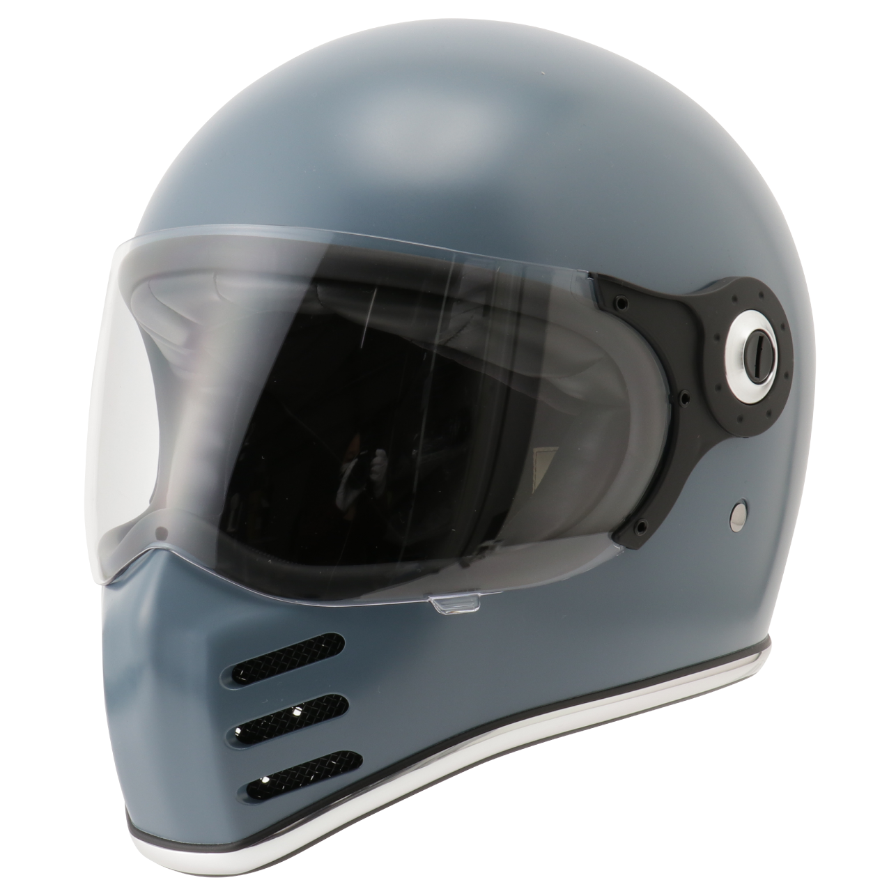 RIDEZ X Helmet with Full Face Shield for Motorcycles, Mud Black