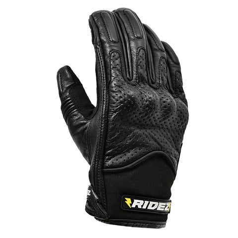 RIDEZ NEUTRINO GLOVES BLACK RLG262 バイク用グローブ