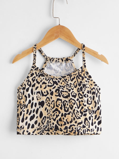 Toddler Girls Leopard Print Cami Top