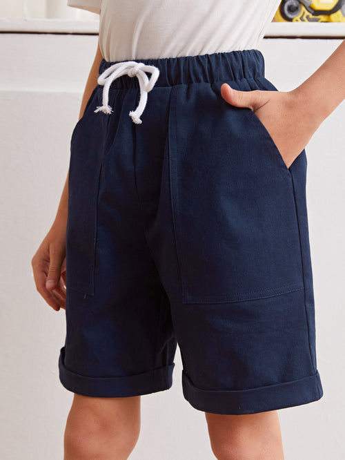 Boys Slant Pocket Shorts