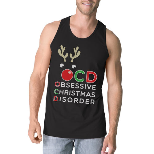 Graphic Tank Tops - Rudolph OCD Mens Tank Top