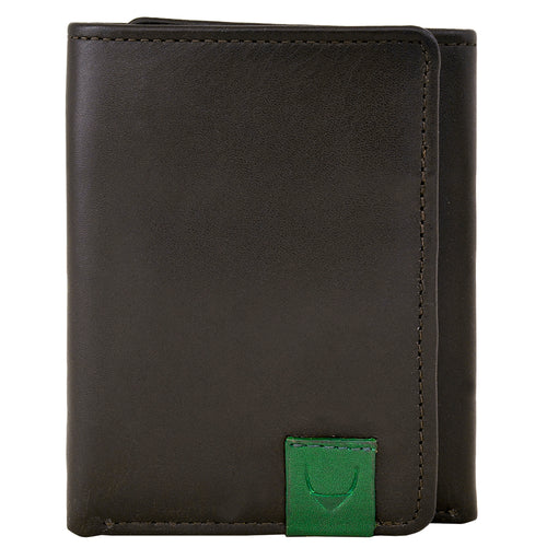Best Leather Wallets - Dylan Compact Trifold Leather Wallet with ID Window