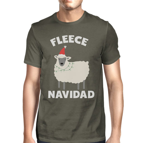 Fleece Navidad Mens Funny Christmas In July Gift For Him T-Shirt