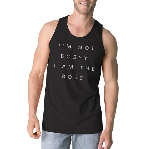 Workout Tank Tops - I'm Not Bossy Mens Funny Saying Gym Tank Top Humorous Gift For Him