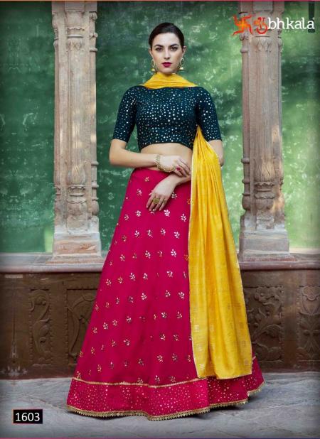 Rani Georgette Party Wear Sequins Work Lehenga Choli