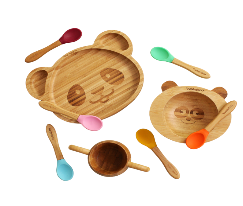 bamboo bowls and plates