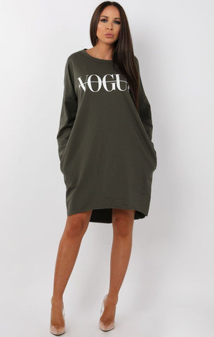 womens oversized jumper dress