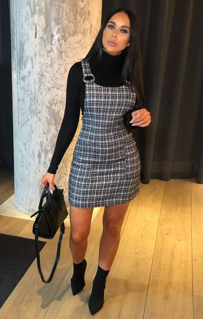 pinafore dress in winter