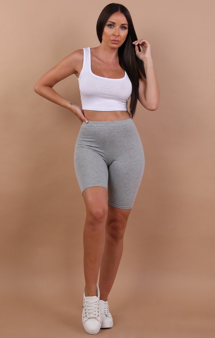 grey short leggings