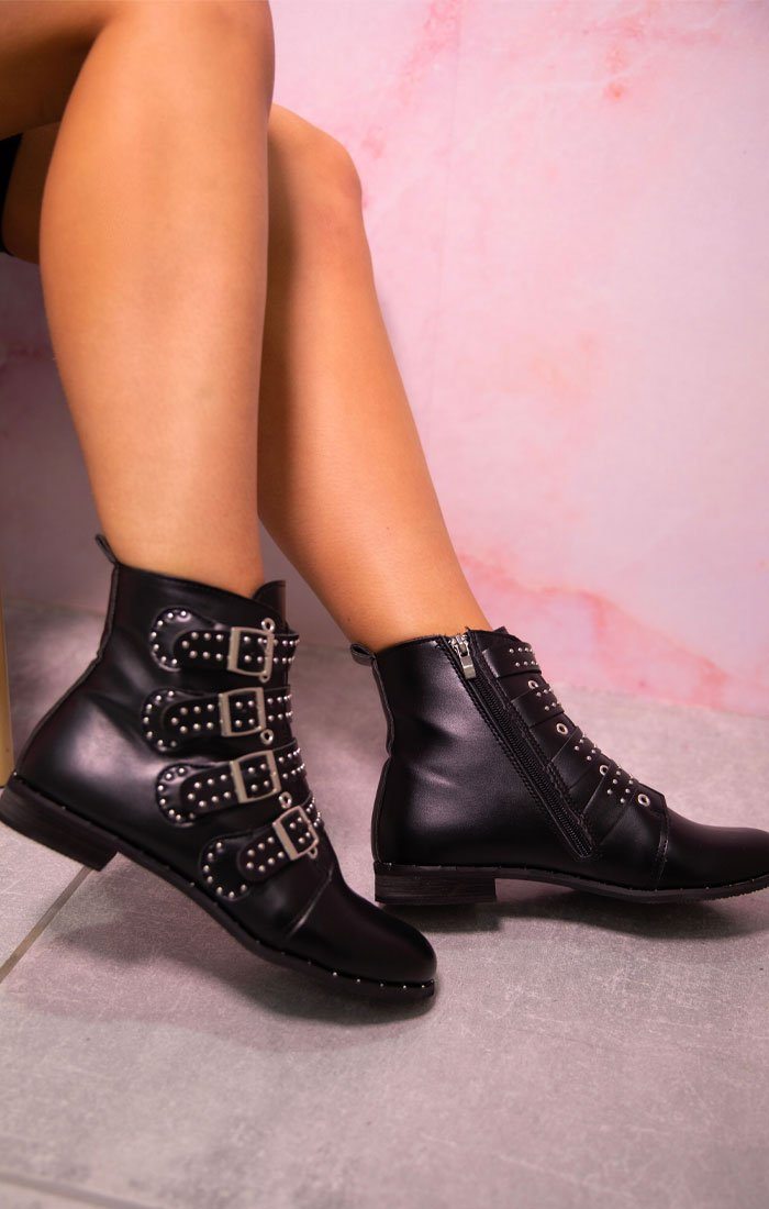 black western ankle boots uk