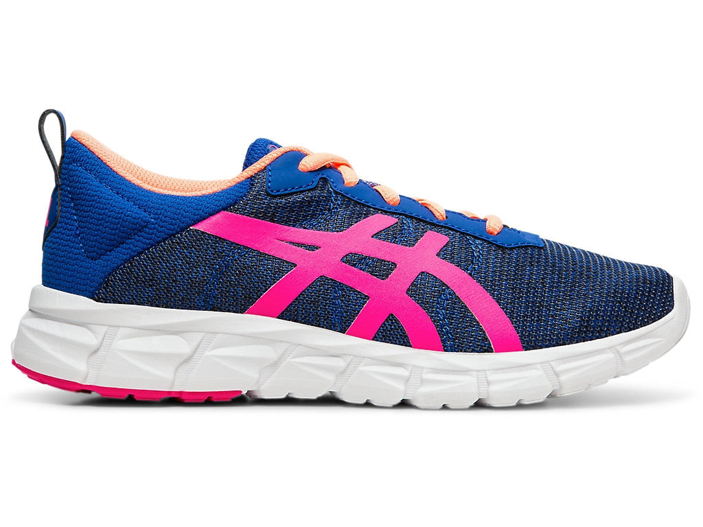 blue and pink asics